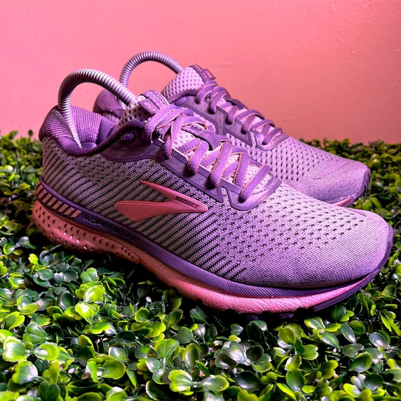 Brooks Other - 🔥 BROOKS ADRENALINE GTS 20 GREY ROSE PINK WOMENS SIZE 7 RUNNING SHOE 1202961b067